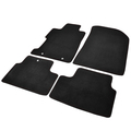 Spec-D Tuning 06-11 Honda Civic 2 Doors Black Floor Mat With Red Stitching MAT-CV062-ATW